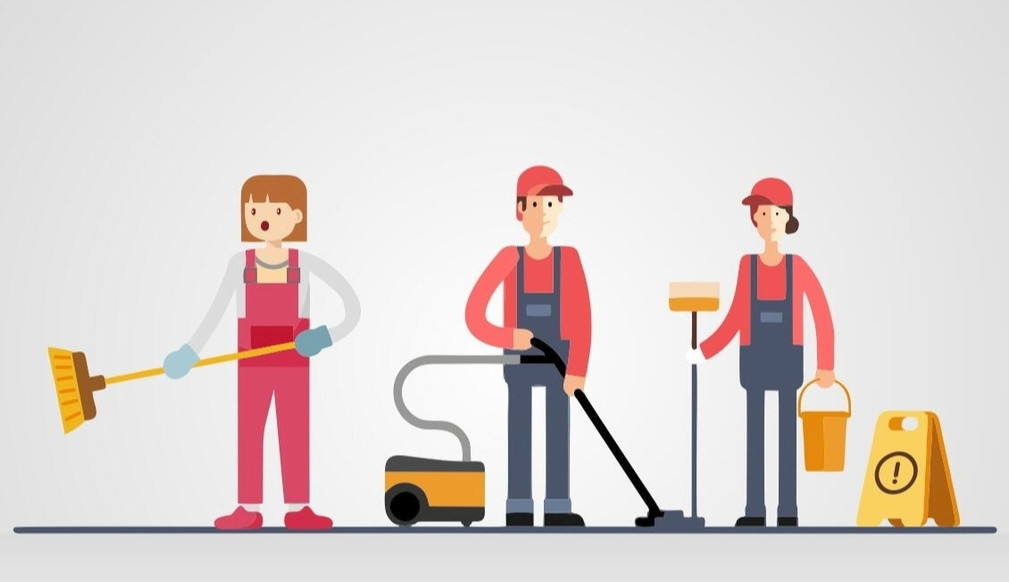 一次清理收費(fèi)上萬(wàn)元 一些年輕人俯身做保潔